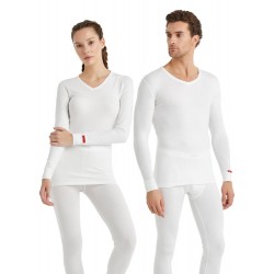 Blackspade 1257 Unisex Termal Uzun Kollu V Yaka Tişört 2. Seviye Beyaz Blackspade 1257 Unisex Termal Uzun Kollu V Yaka Tişört 2. Seviye Beyaz