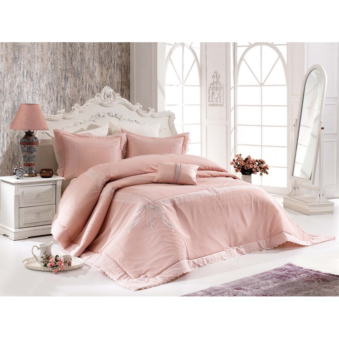 Zebra Casa Yatak Örtüsü Takımı Sabrina Serisi