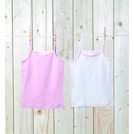 Blackspade Kız Çocuk Kısa Kol Atlet 2'li Paket 1296 Blackspade Kız Çocuk Kısa Kol Atlet 2'li Paket 1296