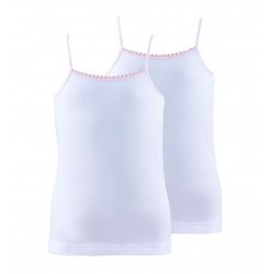 Blackspade Kız Çocuk Kısa Kol Atlet 2'li Paket 1296