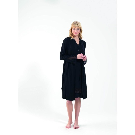 Blackspade Kadın Sabahlık 6568 Siyah Blackspade Kadın Sabahlık 6568 Siyah