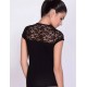 Blackspade Full Lace Kadın Kısa Kollu T-Shirt Aura 1498 Blackspade Full Lace Kadın Kısa Kollu T-Shirt Aura 1498