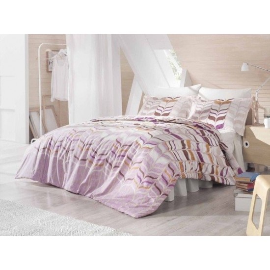 Clasy Ranforce Cisona Nevresim Takımı Tek Kişilik Mor