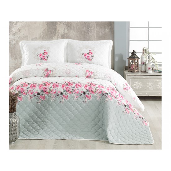 Clasy Rade Ranforce Çift Kişilik Yatak Örtüsü Seti Takımı Mint