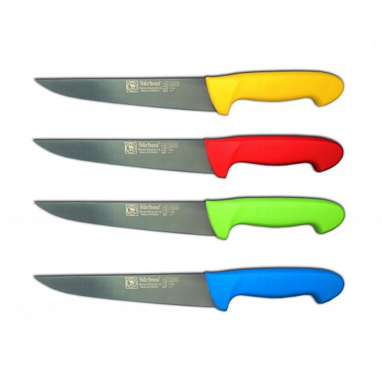 Sürbısa 61131 Pimsiz Sap Sürmene Kasap Bıçağı (3 No Kemik Sıyırma)  Sürbısa 61131 Pimsiz Sap Sürmene Kasap Bıçağı (3 No Kemik Sıyırma)