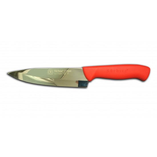 Sürbısa Pimsiz Sap Sürmene Şef Aşçı Bıçağı 17,5 cm. 61171 