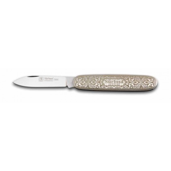 Sürbısa 61801 Krom İşlemeli Çakı Bıçağı (Tek Bıçaklı) Sürbısa 61801 Krom İşlemeli Çakı Bıçağı (Tek Bıçaklı)