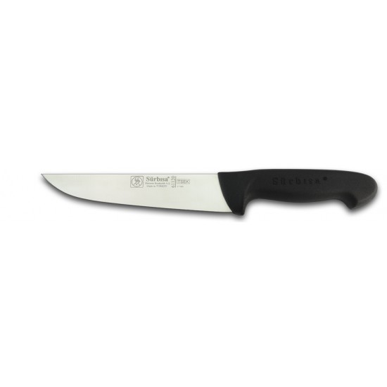 Sürbısa 61120 Pimsiz Sap Sürmene Kasap Bıçağı (2 No Kuşbaşı + Doğrama)  Sürbısa 61120 Pimsiz Sap Sürmene Kasap Bıçağı (2 No Kuşbaşı + Doğrama)