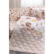 Taç Bebek Driver Ranforce Uyku Seti Bej Taç Bebek Driver Ranforce Uyku Seti Bej