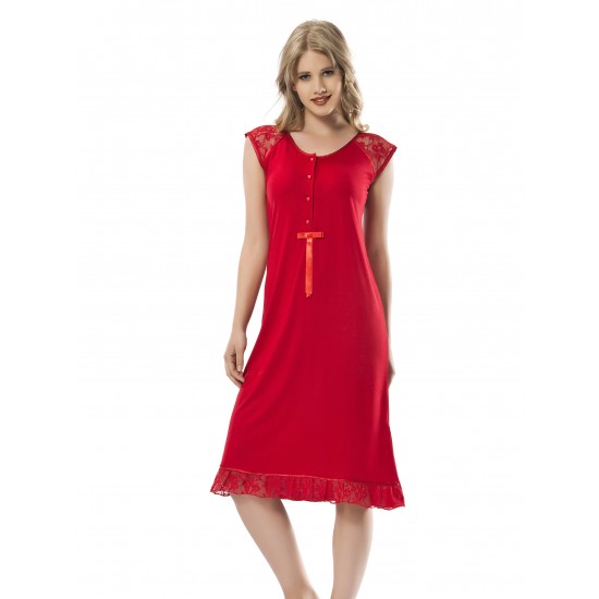 Türen Askılı Gecelik  3123