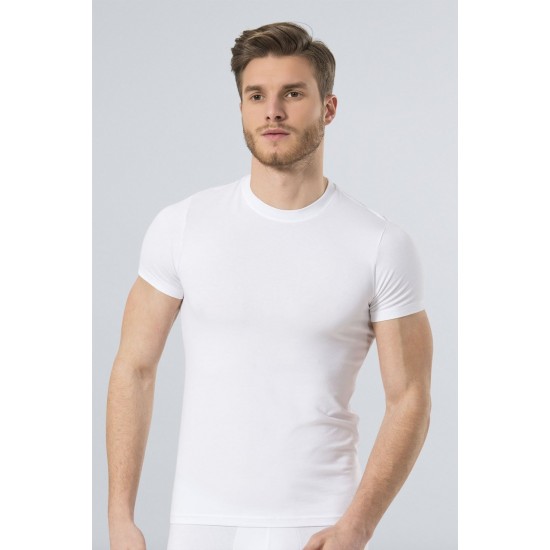 Türen Likralı Kapalı Yaka Erkek Erkek T-Shirt 164