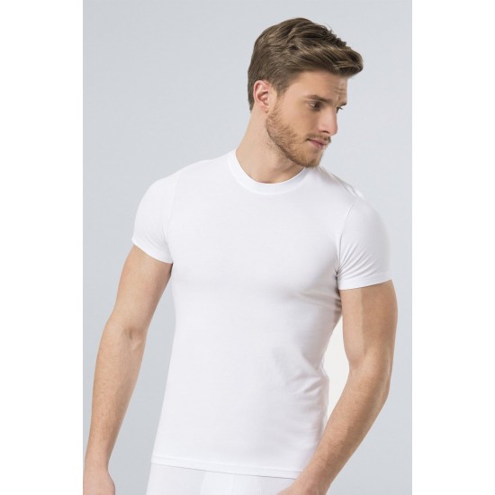 Türen Likralı Kapalı Yaka Erkek Erkek T-Shirt 164
