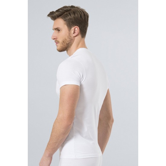 Türen Likralı Kapalı Yaka Erkek Erkek T-Shirt 164
