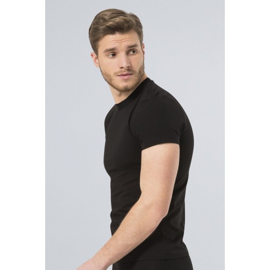 Türen Likralı Kapalı Yaka Erkek Erkek T-Shirt 164