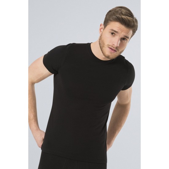 Türen Likralı Kapalı Yaka Erkek Erkek T-Shirt 164
