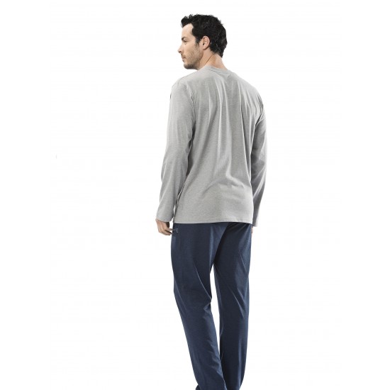 Türen Parçalı Uzun Kollu Erkek Pijama Takımı 4110