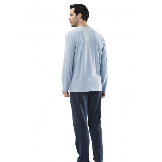 Türen Parçalı Uzun Kollu Erkek Pijama Takımı 4110