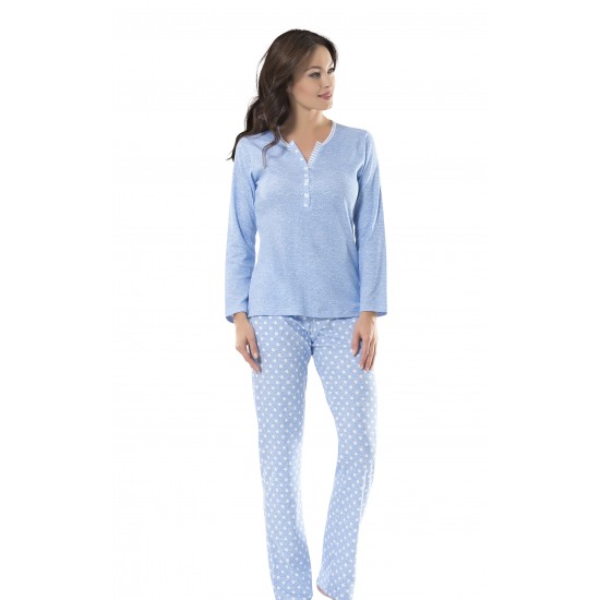 Türen Uzun Kol interlok Kadın Pijama Takımı 3151