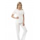 Türen Yarım Kol Güpürlü Kadın Pijama Takımı Ekru 3103