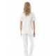 Türen Yarım Kol Güpürlü Kadın Pijama Takımı Ekru 3103