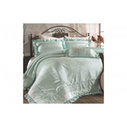 Zebra Casa Cassandra Çift Kişilik Yatak Örtüsü Takımı Yeşil Zebra Casa Cassandra Çift Kişilik Yatak Örtüsü Takımı Yeşil